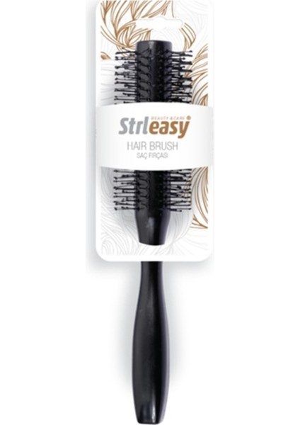 6735 Plastik Uçlu Fön Fırçası- Orta Boy