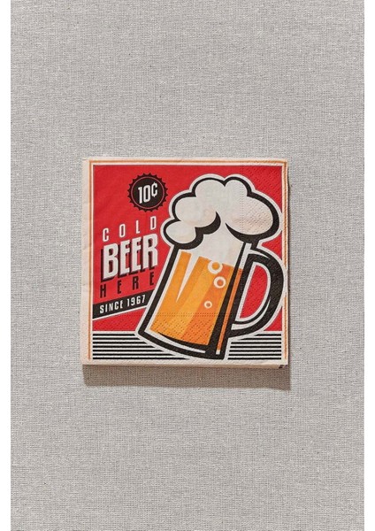 Beer 20'li Peçete 1 Adet