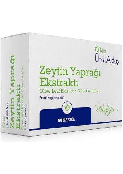 Dr. Ümit Aktaş Zeytin Yaprağı Ekstraktı - 60 Kapsül
