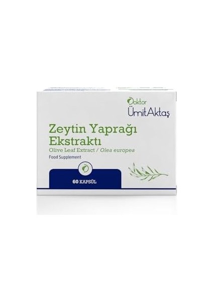 Dr. Ümit Aktaş Zeytin Yaprağı Ekstraktı - 60 Kapsül fiyatları