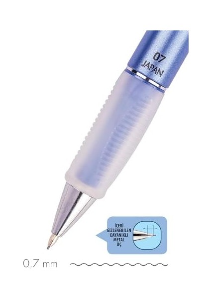 Deep Mek. Kursun Klm 07MM Met modelleri