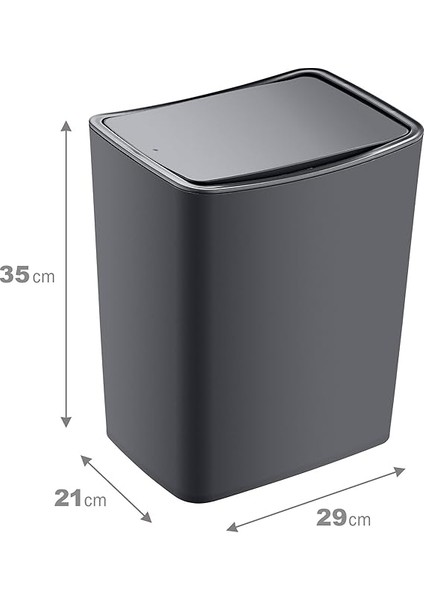Touch Çöp Kovası 20 Lt Antrasit fiyatları