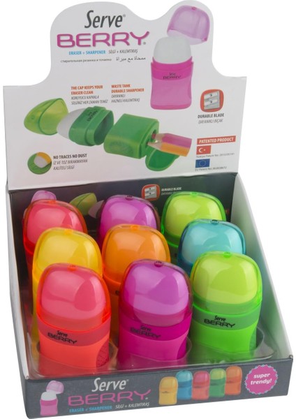 Berry Silgili Kalemtiras Karisik Renk 9lu