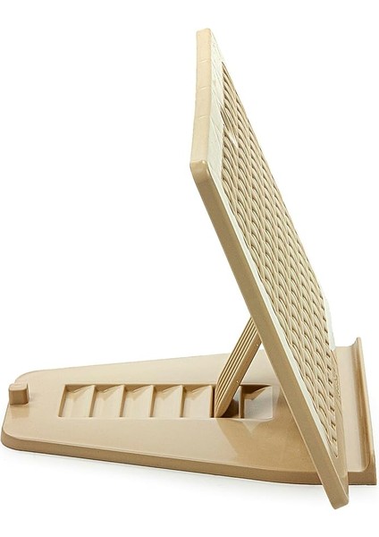 Online Plastik Rahle - Pratik Rahle - Masa Üstü Rahlesi - Kitap Okuma Standı - Bej fiyatları