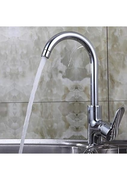 Çift Fonksiyonlu ve 360 Derece Dönebilen Başlıklı Musluk Başlığı, Su Tasarruflu Musluk Havalandırıcı, Elek Püskürtmeli Regülatör, Mutfak/banyo Için Uygun, 2 (M24 ve F22) Adaptör Dahil indirimleri