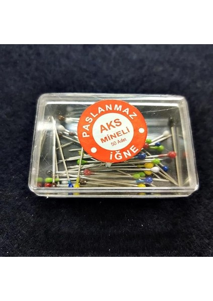 Inci Başlı Toplu Iğne Çelik 50 Adet