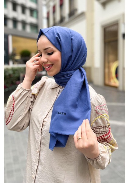 Cotton Şal 1030800-922 Indigo