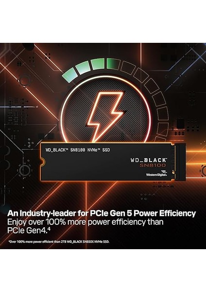 SN8100 1tb Pcıe 5.0x4 Nvme M.2 Ssd, 14.900 Mb/s / 11.000 Mb/sn'ye Ulaşabilen Sıralı Okuma/yazma Hızları, Tlc 3D Cba Nand indirimleri