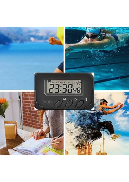 Dijital Küçük Masa-Sınav,öğrenci,polis,asker Araba Saati-Alarm-Kronometre,pomodoro Tekniği