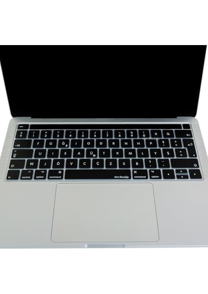 MacBook Klavye Koruyucu Kılıf F-Türkçe Eskı Daktılo Duzenı Uk-Ters L- Enter Tipi Pro 13-15-16 Inç UYUMLU,A1706,A1989,A2159,A1707,A1990,A2338,A2141, Ince Hafif Silikon Klavye Filmi Siyah fiyatları