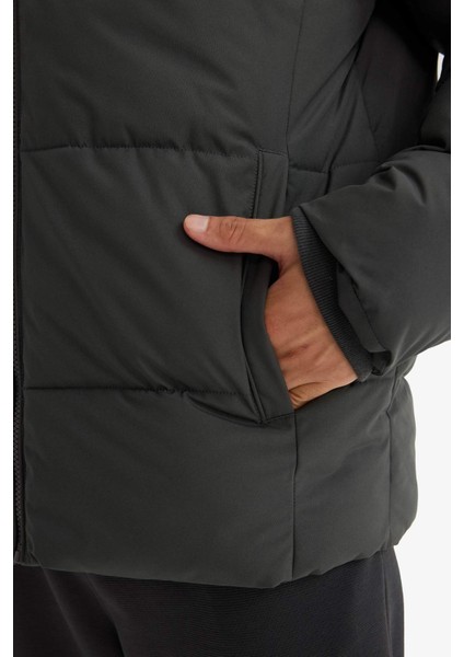 Su İtici Regular Fit Dik Yaka Fermuarlı Cepli Mont E9991AX25WN indirimleri