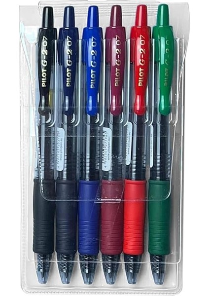 G2 Jel Mürekkepli Roller Kalem - 0.7 mm - 6'lı Set fiyatları