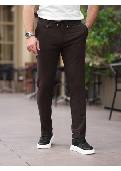 Ütü Gerektirmeyen Slim Fit Gofre Jogger modelleri