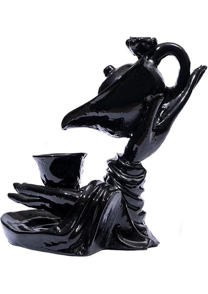 Akışlı Mistik Saraswati El Tütsülük + 2 Konik Tütsü Hediye (Lavanta) Hediyelik/görsel Şölen/duman Akışlı/metidasyon/yoga/ofis/ev/spa Dekorasyon