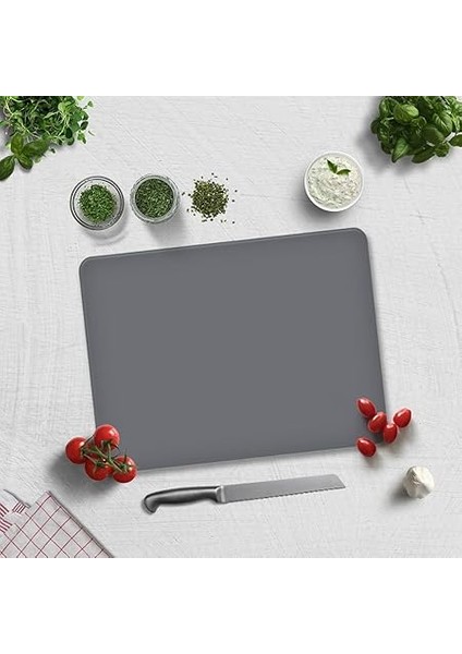 10011503138 Düz Renk-Gri Cam Kesme Tahtası, 30CM x 40CM fiyatları