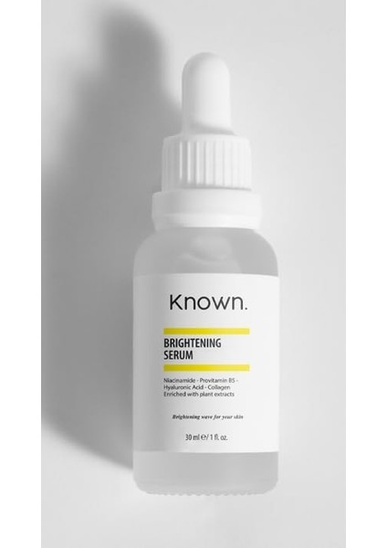Known Aydınlatıcı Leke Karşıtı Serum 30 ml