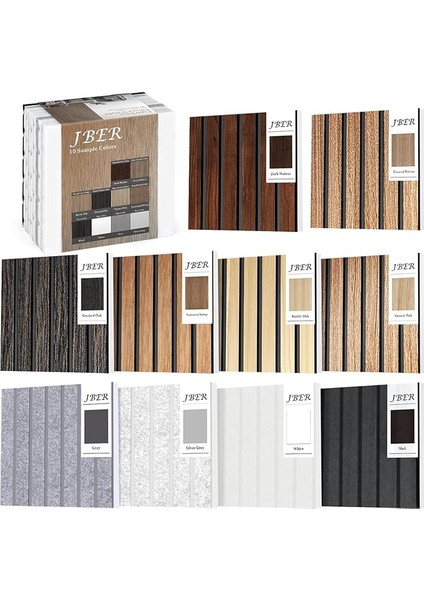 Akustik Plaka, Kendinden Yapışkanlı, 10 Adet, 3D Lameller, Ses Yalıtım Plakaları, Duvarlar Için Ses Emici Paneller, Ahşap Kaplama Baskı, Dekoratif Ses Yalıtımı, Ses Yalıtımı, Ses Yalıtımı, Ses