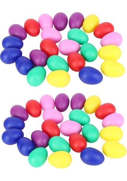 48 Adet Yumurta Karıştırma Kabı Seti, Paskalya Yumurtası, Marakas, Yumurta, Müzikal Yumurta, Plastik Yumurta, Parti, Favoriler, Parti Aksesuarı, Müzikli Oyuncak, 6
