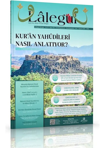 Lalegül Dergisi 153. Sayı Kasım 2025 fiyatları