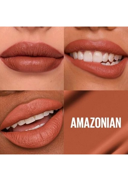 Maybelline New York Super Stay Matte Ink Likit Mat Ruj - 70 Amazonian (Kahverengi)