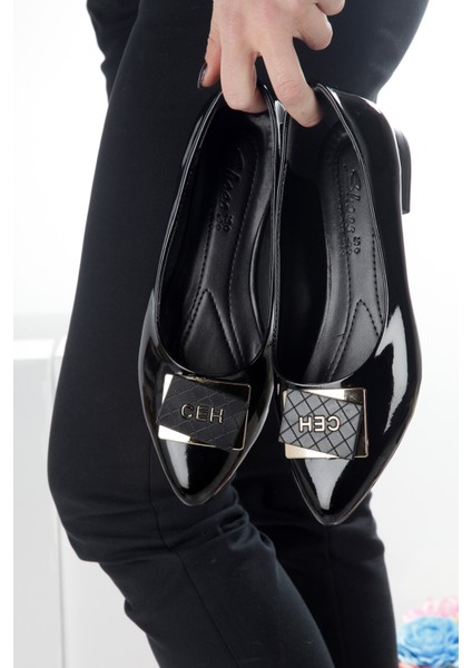 Klasik Şık Sivri Burun Kadın Babet modelleri