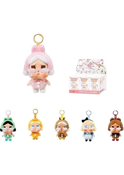 1 Adet Crying Again Cry Baby Sürpriz (Blind Box)Çanta Charmı Aksesuar Anahtarlık Peluş