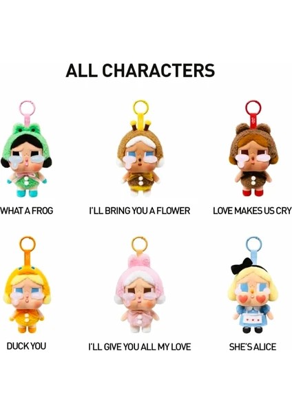 1 Adet Crying Again Cry Baby Sürpriz (Blind Box)Çanta Charmı Aksesuar Anahtarlık Peluş fiyatları