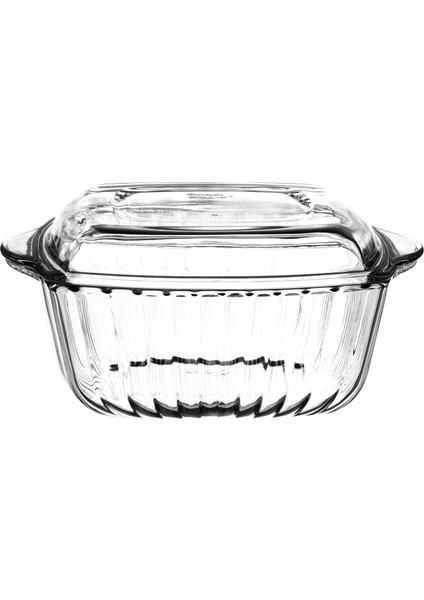 Kapaklı Orta Boy Kare Tencere