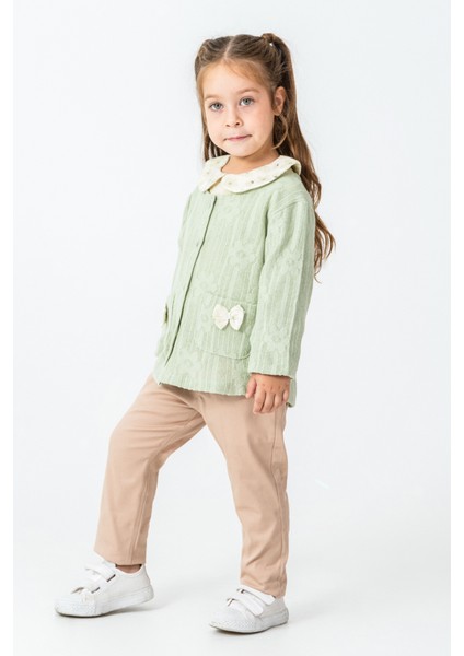 Fiyonk Cep Detaylı Kız Çocuk 3\'lü Takım - 26K 4497 modelleri