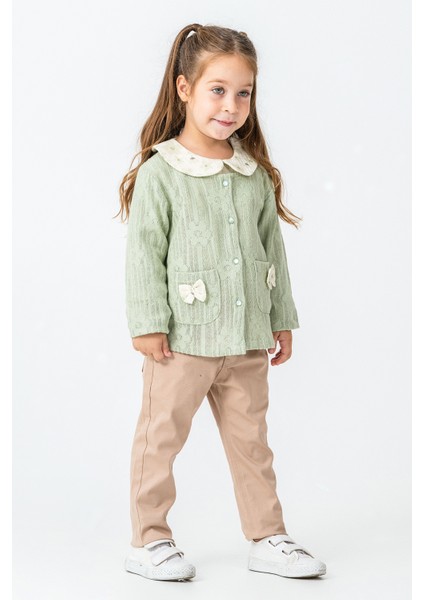 Fiyonk Cep Detaylı Kız Çocuk 3\'lü Takım - 26K 4497 fırsatları