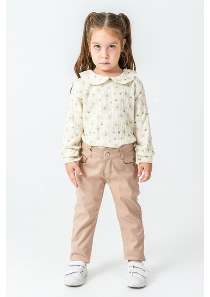 Fiyonk Cep Detaylı Kız Çocuk 3\'lü Takım - 26K 4497