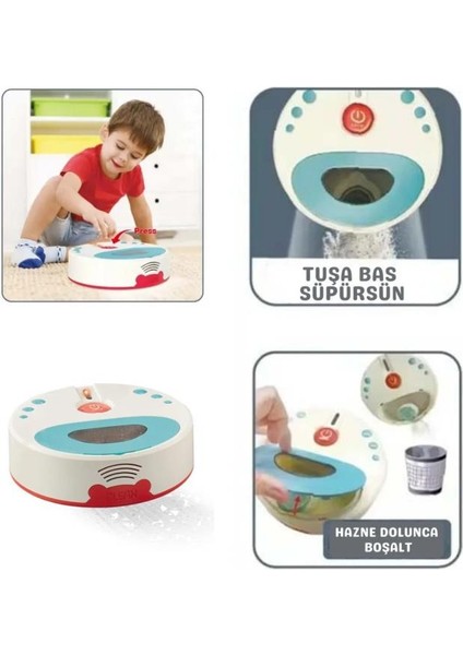 Oyuncak Pilli Işıklı Robot Süpürge indirimleri