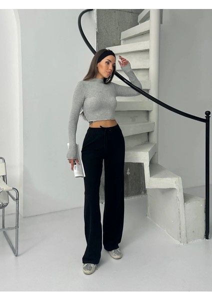 Fitilli Şardonlu Pantolon Siyah A4058 indirimleri