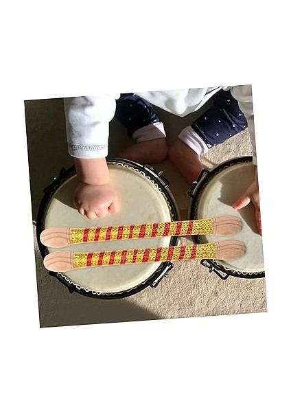 2pcs Ahşap Davul Çubukları Çocuklar Davul Çubukları Danandiya Çubukları Navratri Dandiya Için Çubuklar Davul Pratiği ve Performans Için Genç Davulcular Için Dans Dansı indirimleri