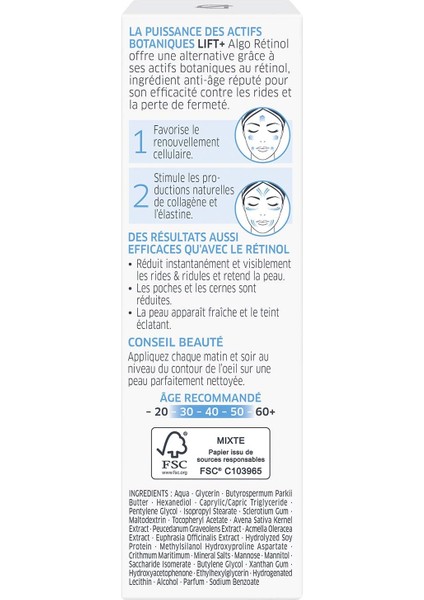 Kırışıklıkkarşıtı Göz KREMI%100 Sonuç modelleri