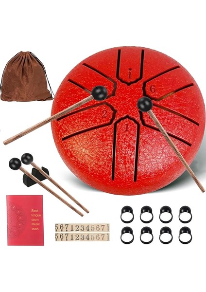 Davul, 6 Noten 3 Inç, Çakra Yağmur Tamburu, Çelik Dil Tamburu Yağmur, Yağmur Müzik Davul, Yağmur Davul Dış Mekan, Yağmur Davul Bahçesi, Tokmaklı El Tavası, Perküsyon Enstrümanları (6 Ton 3 Inç)