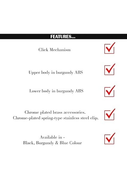 Vintage 52 Versatil Kalem Bordo fiyatları