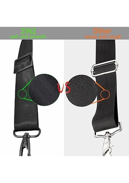 77 Inç Omuz Askısı Evrensel Çanta Askısı, Sabit Pedli Ultra Kalın Artı Uzun ve Nefes Alabilir Yastık, Dizüstü Bilgisayar Için Evrensel Yedek Çanta Askısı, Bagaj, Crossbody -Siyah modelleri