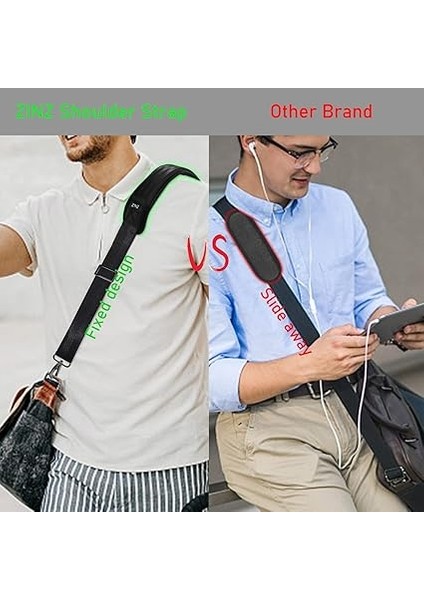 77 Inç Omuz Askısı Evrensel Çanta Askısı, Sabit Pedli Ultra Kalın Artı Uzun ve Nefes Alabilir Yastık, Dizüstü Bilgisayar Için Evrensel Yedek Çanta Askısı, Bagaj, Crossbody -Siyah indirimleri