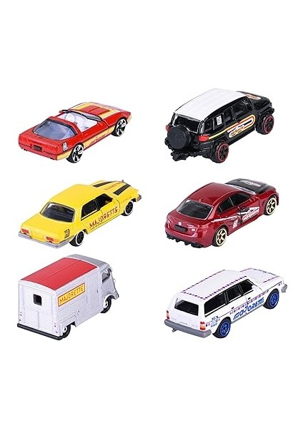 - 60 Yıl Dönümü Premium Edition Minyatür Araba, Rastgele 6 Araba Seçimi Metal Oyuncaklar (On Yıl Başına Bir Model), 7,5 Cm, 3 Yaşından Itibaren fiyatları