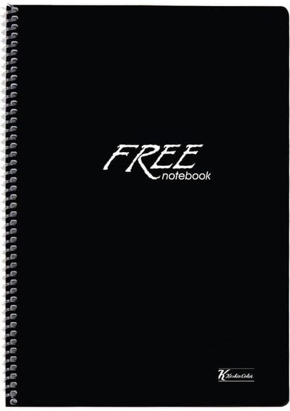 Color A4 Kareli 120 Yp. Pp Kapak Spiralli Free Okul Defteri