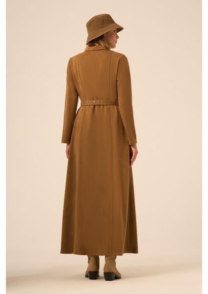 Örme Süet Elbise Kahve 31235 indirimleri