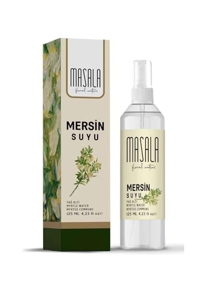 Masala Mersin Suyu 125 ml - Myrtle Floral Water -Sebum ve Yağ Dengeleyici Hidrosol fiyatları