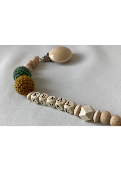 Isimli Emzik Zinciri Doğal Ahşap Emzik Askısı Doğal Emzik Klipsi fiyatları