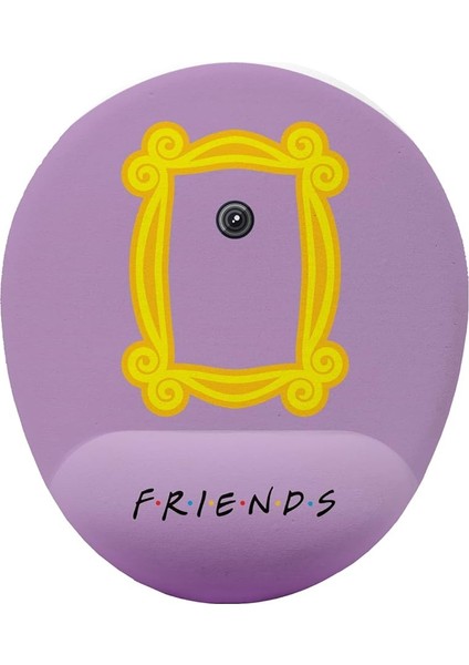 Fikirler Friends Çerçeve Baskılı Bilek Destekli Mouse Pad
