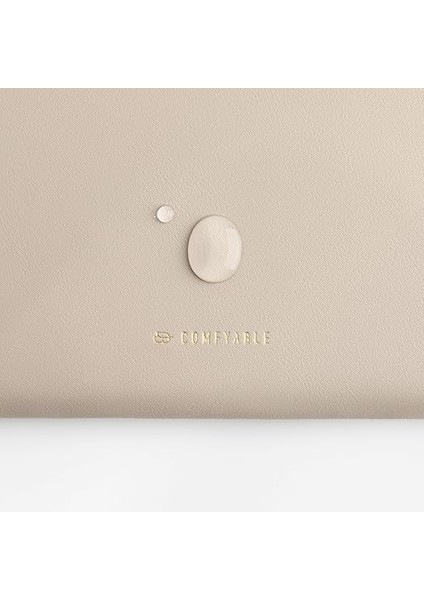 Ince Koruyucu Dizüstü Bilgisayar Kılıfı 13-13,3 Inç 13 Inç MacBook Pro ve MacBook Air ile Uyumlu, Pu Deri Çanta Su Geçirmez Kapak Dizüstü Bilgisayar Kılıfı Mac Için, Koyu Bej, Koyu Bej, For modelleri