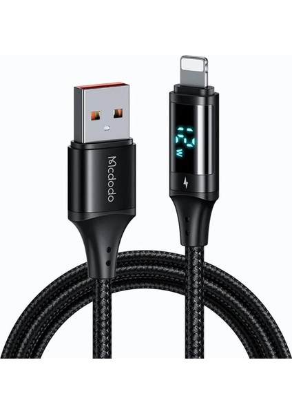 CA-1060 Ekranlı Hızlı -Şarj Kablosu 3A 1.2m