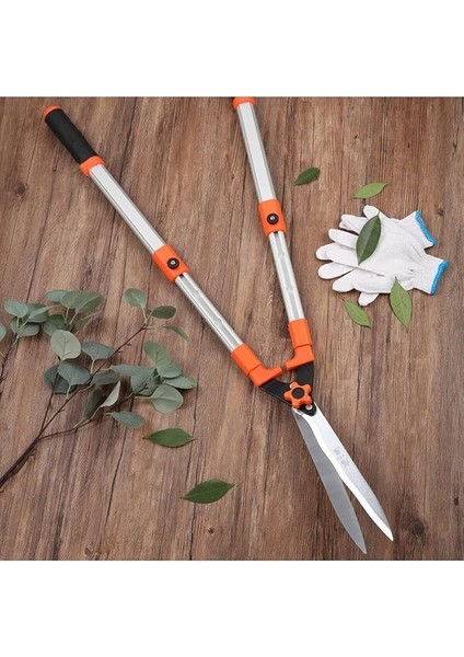 Professional Çim Çit Budama Kesme Makası Alüminyum Teleskopik Uzayan Kollu Kırpma Makası Battal Boy modelleri