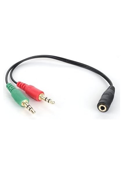 2x3.5mm Stereo Erkek - 3.5mm Stereo Dişi Y Kablo (DK-CB-AUC02) fırsatları
