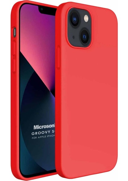 13 Için Kılıf Groovy Soft Kırmızı [ 13 ile Uyumlu Kılıf - Kırmızı]